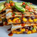 Black Bean Veggie Quesadilla