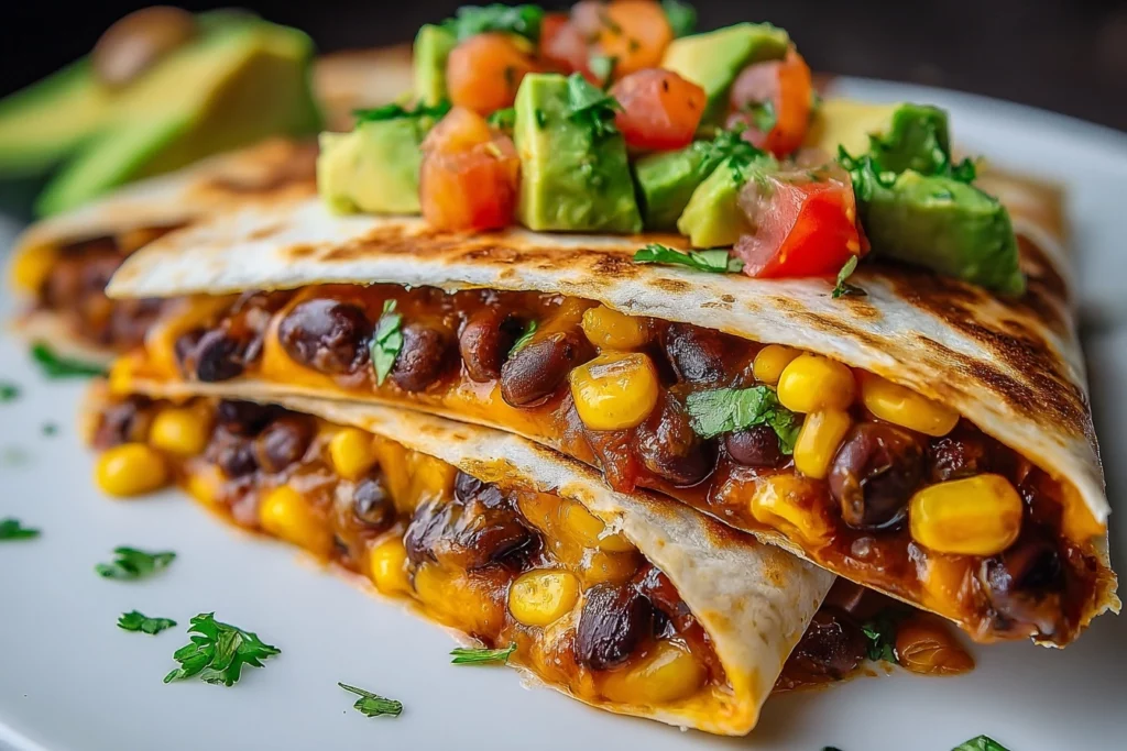Black Bean Veggie Quesadilla1