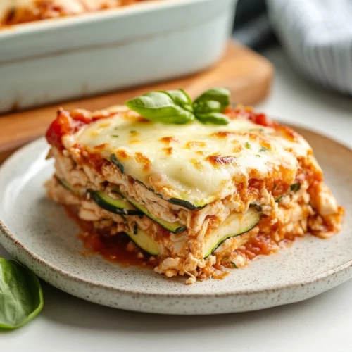 Cheesy Chicken Zucchini Bake – Easy Low Carb Dinner 2 Cheesy Chicken Zucchini Bake