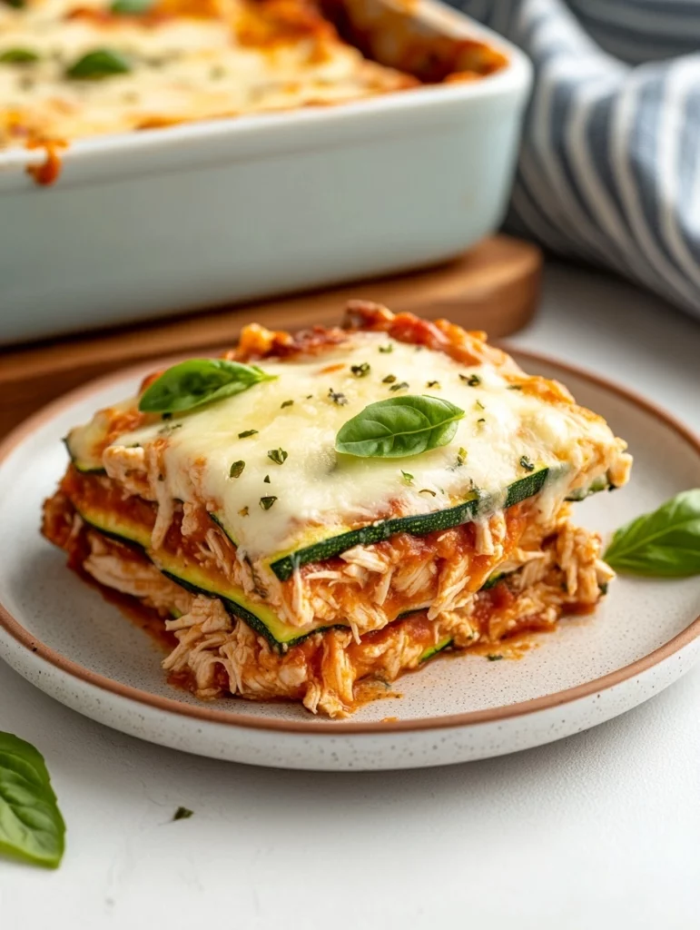 Cheesy Chicken Zucchini Bake – Easy Low Carb Dinner 1 Cheesy Chicken Zucchini Bake1
