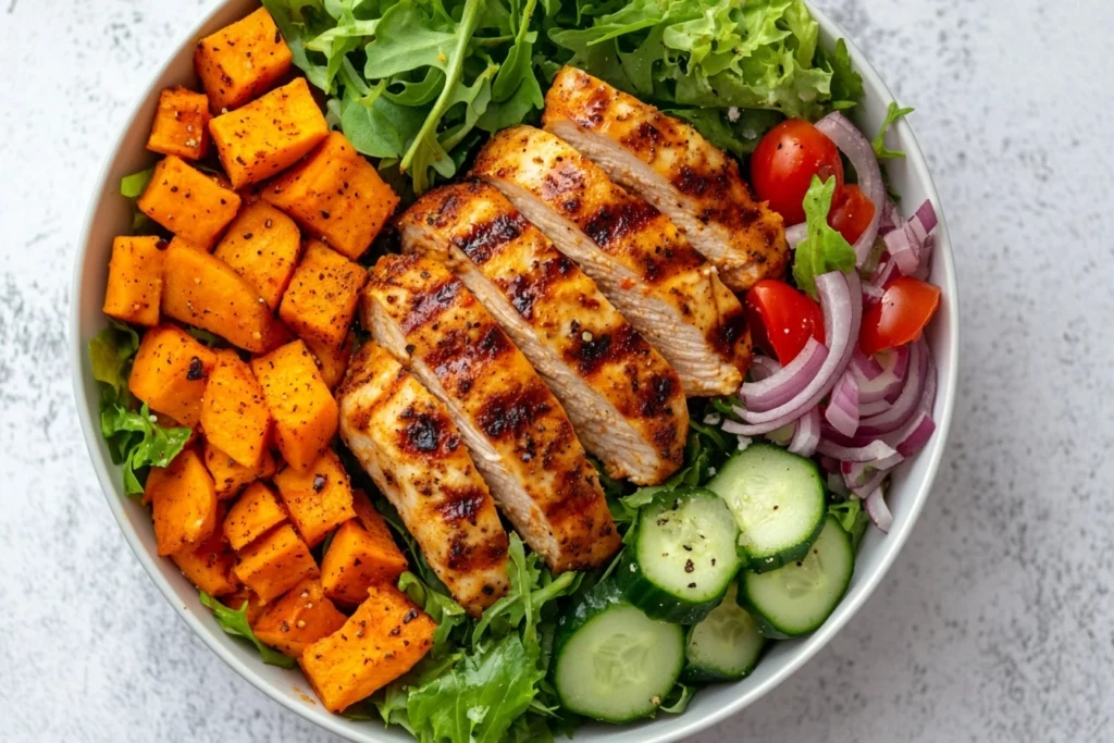 Grilled Chicken Sweet Potato Bowl: A Nourishing, High-Protein Dinner Idea 2 Chicken Sweet Potato Bowl2
