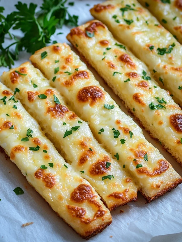 Keto Cheesy Garlic Breadsticks1