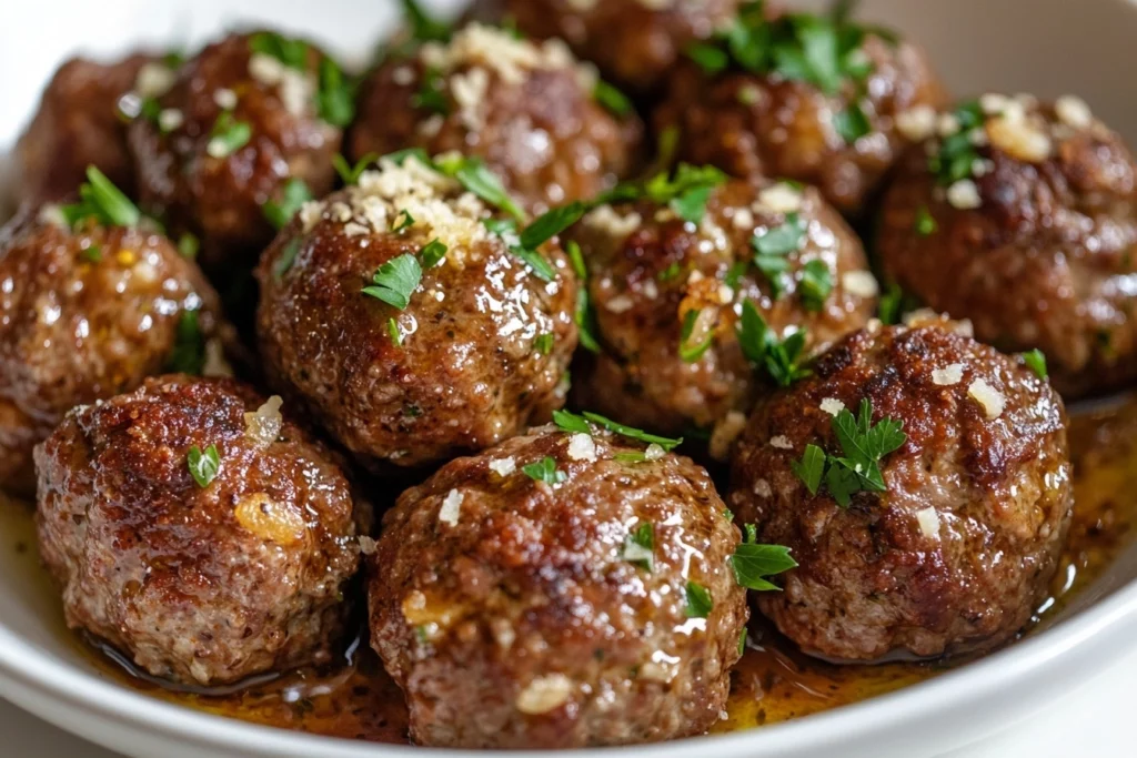 Keto Garlic Butter Meatballs2