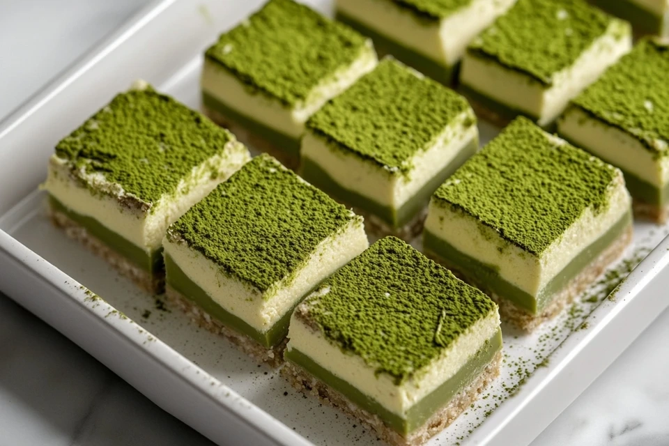 Vegan Matcha Twix Bars – Healthy No-Bake Dessert Treat 1 Vegan Matcha Twix Bars2