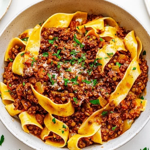 Vegetarian Lentil Bolognese – Hearty Meatless Pasta Sauce 2 Vegetarian Lentil Bolognese
