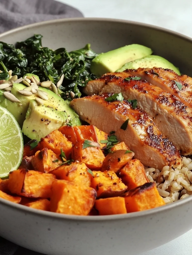 Healthy Chicken Sweet Potato Rice Bowl – Easy Meal Prep Dinner 1 Chicken Sweet Potato Rice Bowl1