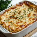Gluten Free Garlic Chicken Lasagna