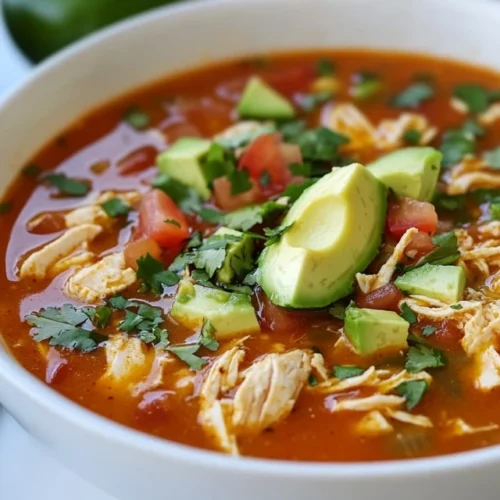 Low Carb Chicken Tortilla Soup
