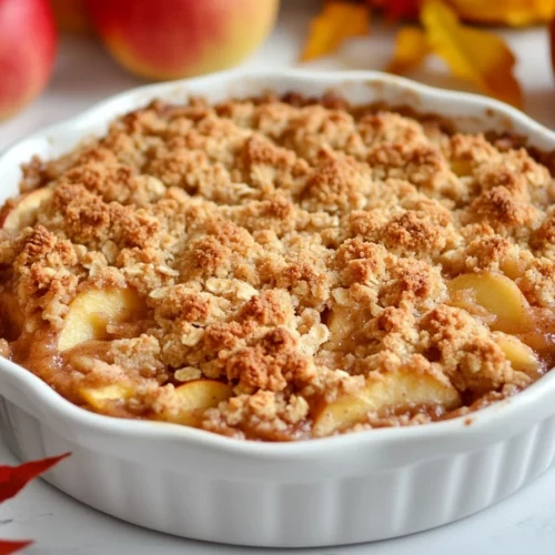 Protein Apple Crumble – High-Protein Vegan Fall Dessert 2 Protein Apple Crumble