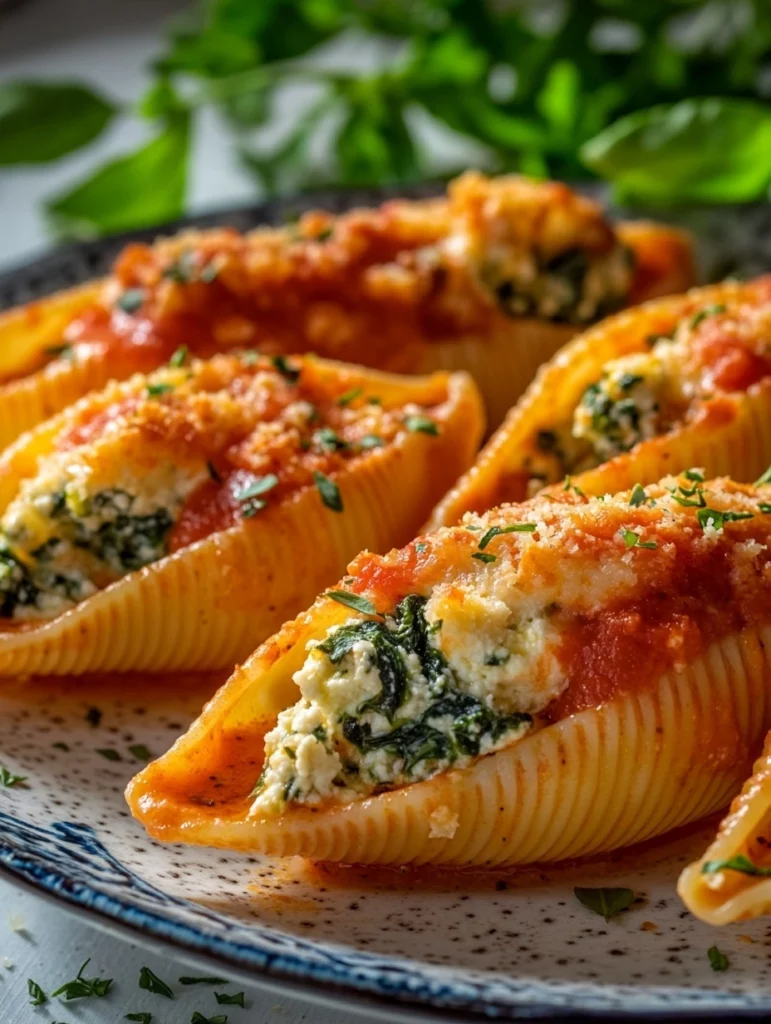 Spinach And Ricotta Stuffed Shells – Easy Vegetarian Dinner 1 Spinach And Ricotta Stuffed Shells1