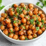 Sticky Sesame Chickpeas