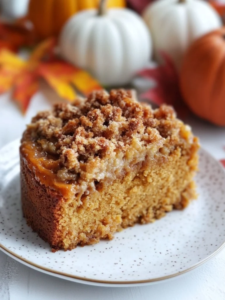 Vegan Pumpkin Coffee Cake – Soft, Spiced &Amp; Streusel-Topped 1 Vegan Pumpkin Coffee Cake1