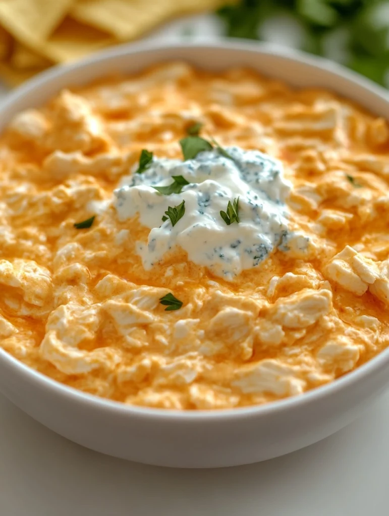 Healthy Crockpot Buffalo Chicken Dip1