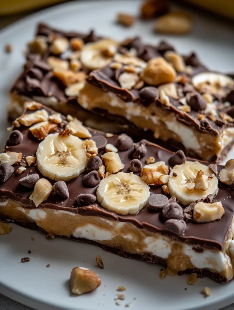 Peanut Butter Chocolate Greek Yogurt Bark1