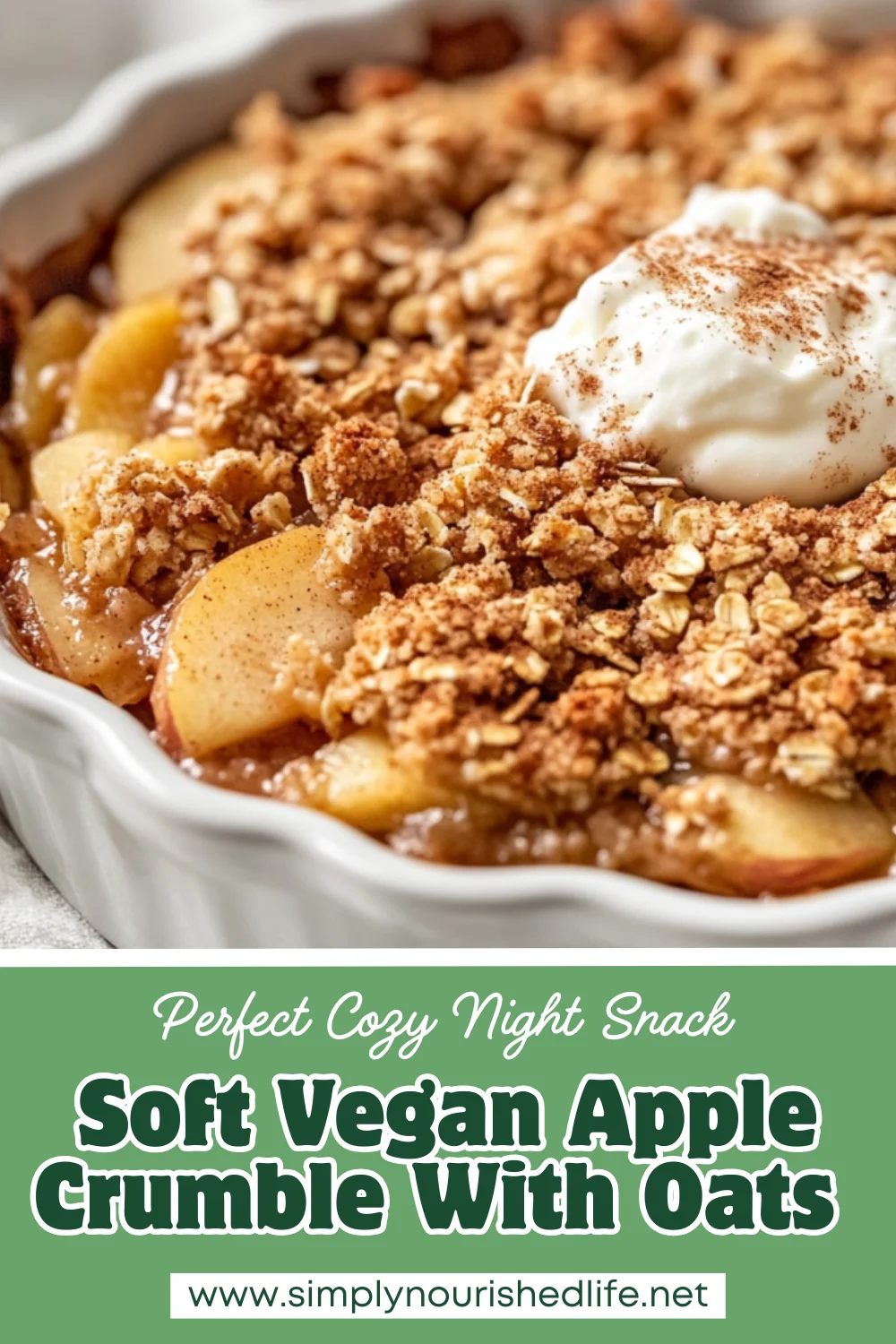 Delicious And Healthy Apple Crumble With Oats: Easy Recipe 1 Apple Crumble With Oats