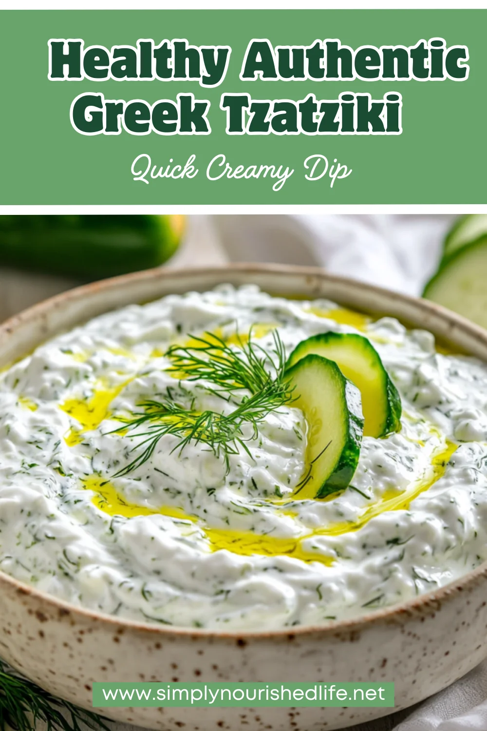 Authentic Greek Tzatziki: The Ultimate Homemade Tzatziki Sauce 1 Authentic Greek Tzatziki