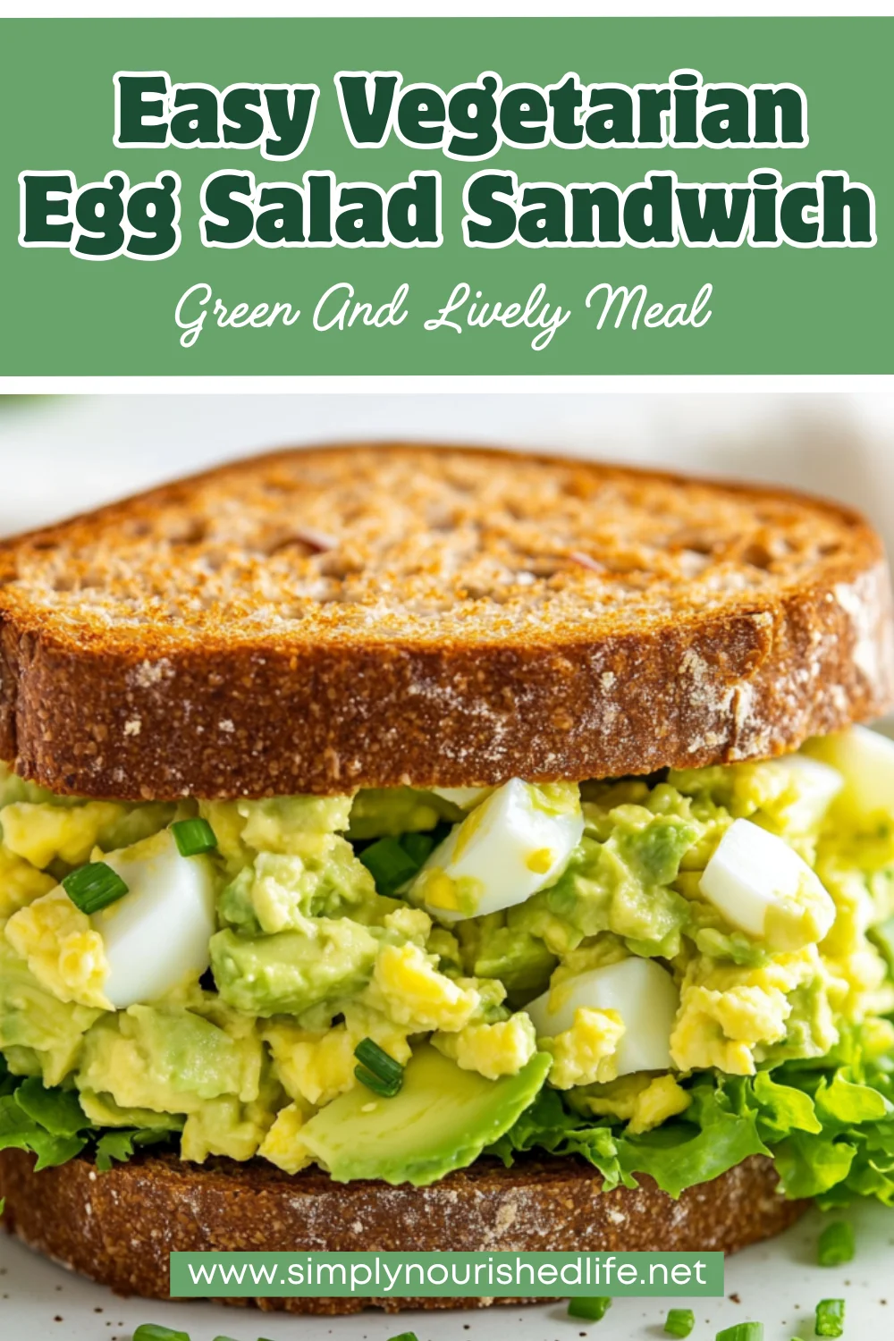 Avocado Egg Salad Sandwich: A Healthy, Protein-Packed Lunch Idea 1 Avocado Egg Salad Sandwich
