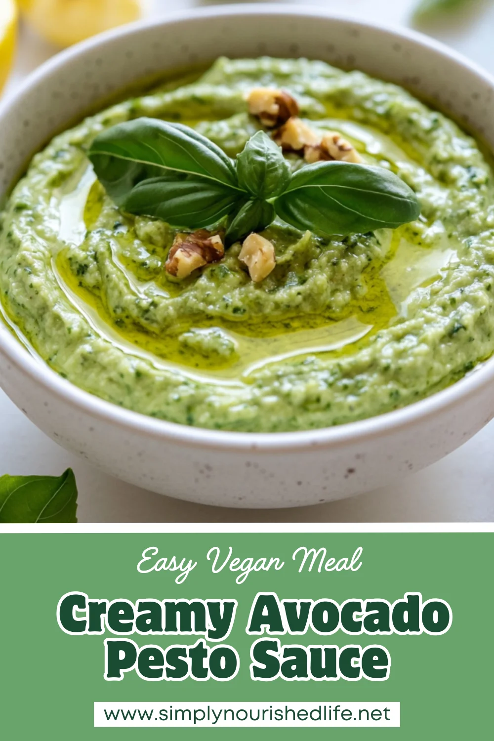 Creamy Avocado Pesto Sauce: A Healthy, Flavorful Twist On Classic Pesto 1 Avocado Pesto Sauce