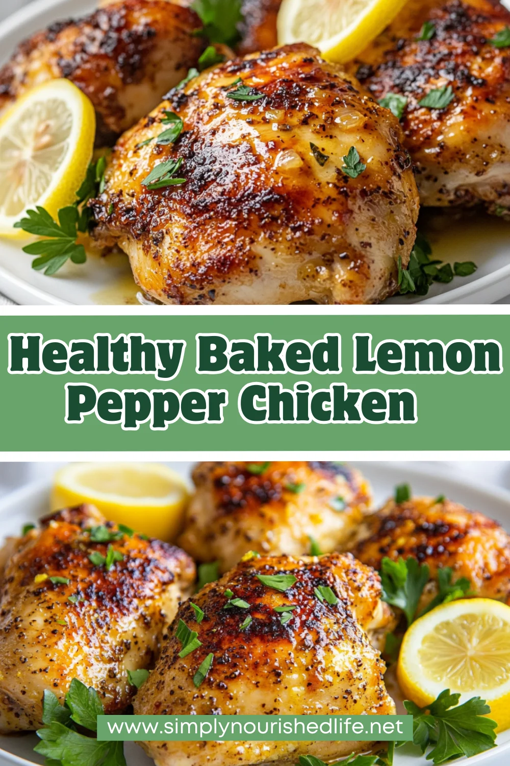 Baked Lemon Pepper Chicken: A Healthy And Easy Dinner Recipe 1 Baked Lemon Pepper Chicken