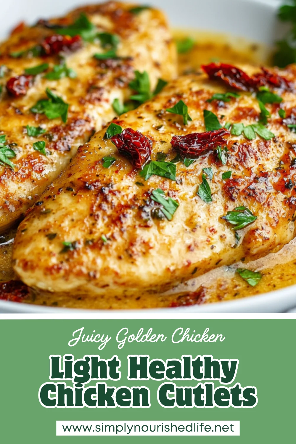 Healthy Chicken Cutlets With Sun-Dried Tomato Sauce: Quick &Amp; Creamy Recipe 1 Chicken Cutlets With Sun-Dried Tomato Sauce