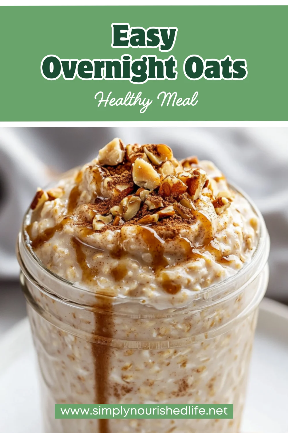 Cinnamon Roll Overnight Oats