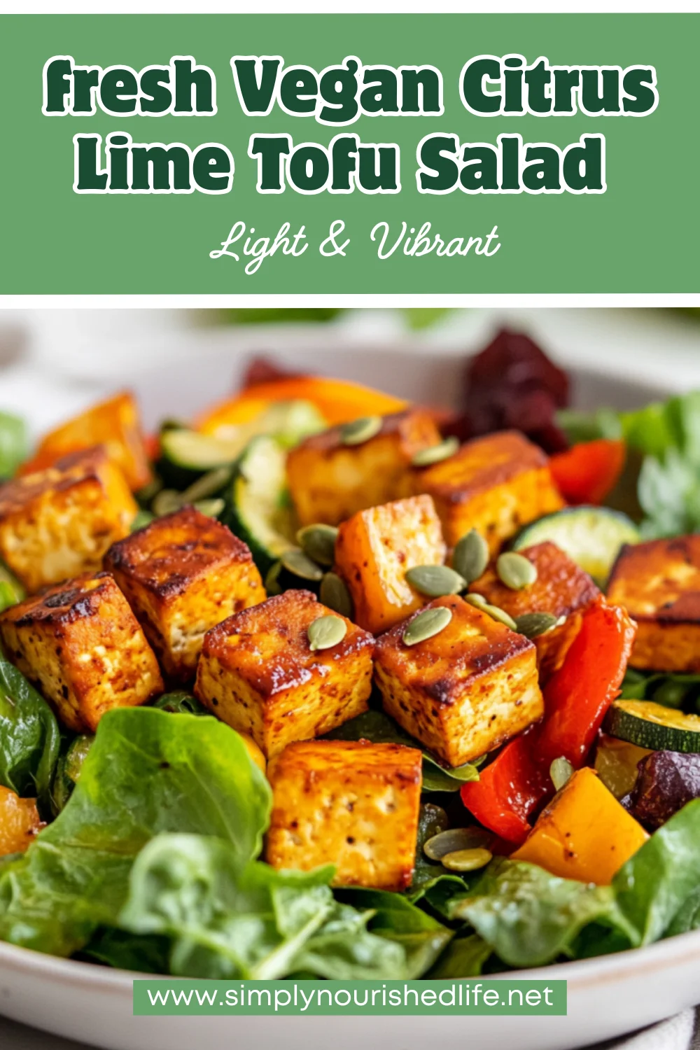 Citrus Lime Tofu Salad: A Healthy And Flavorful Lunch Idea 1 Citrus Lime Tofu Salad
