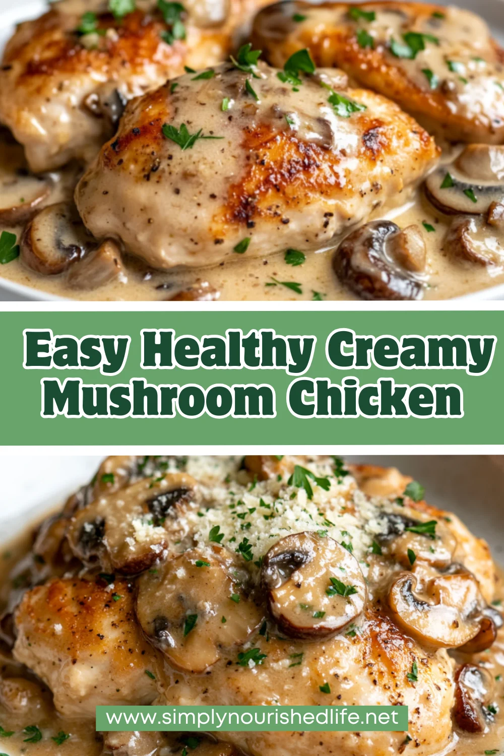 Creamy Mushroom Chicken: A Healthy One-Pan Dinner Recipe 1 Creamy Mushroom Chicken