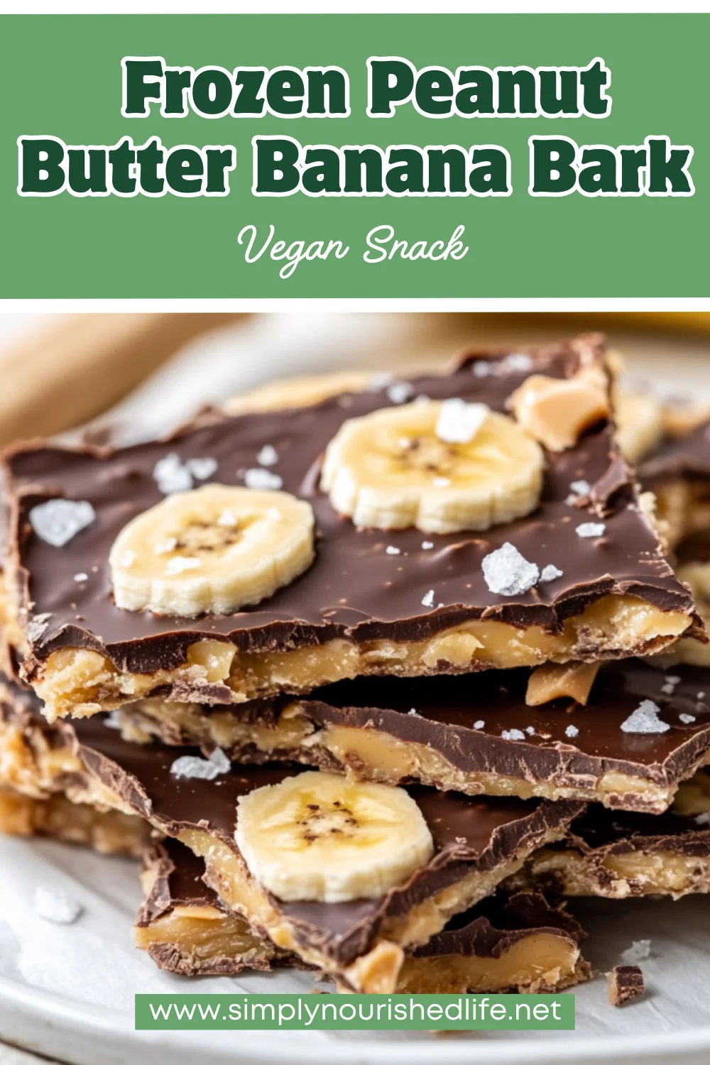 Frozen Peanut Butter Banana Bark: A Viral, Healthy Treat Your Family Will Love 1 Frozen Peanut Butter Banana Bark