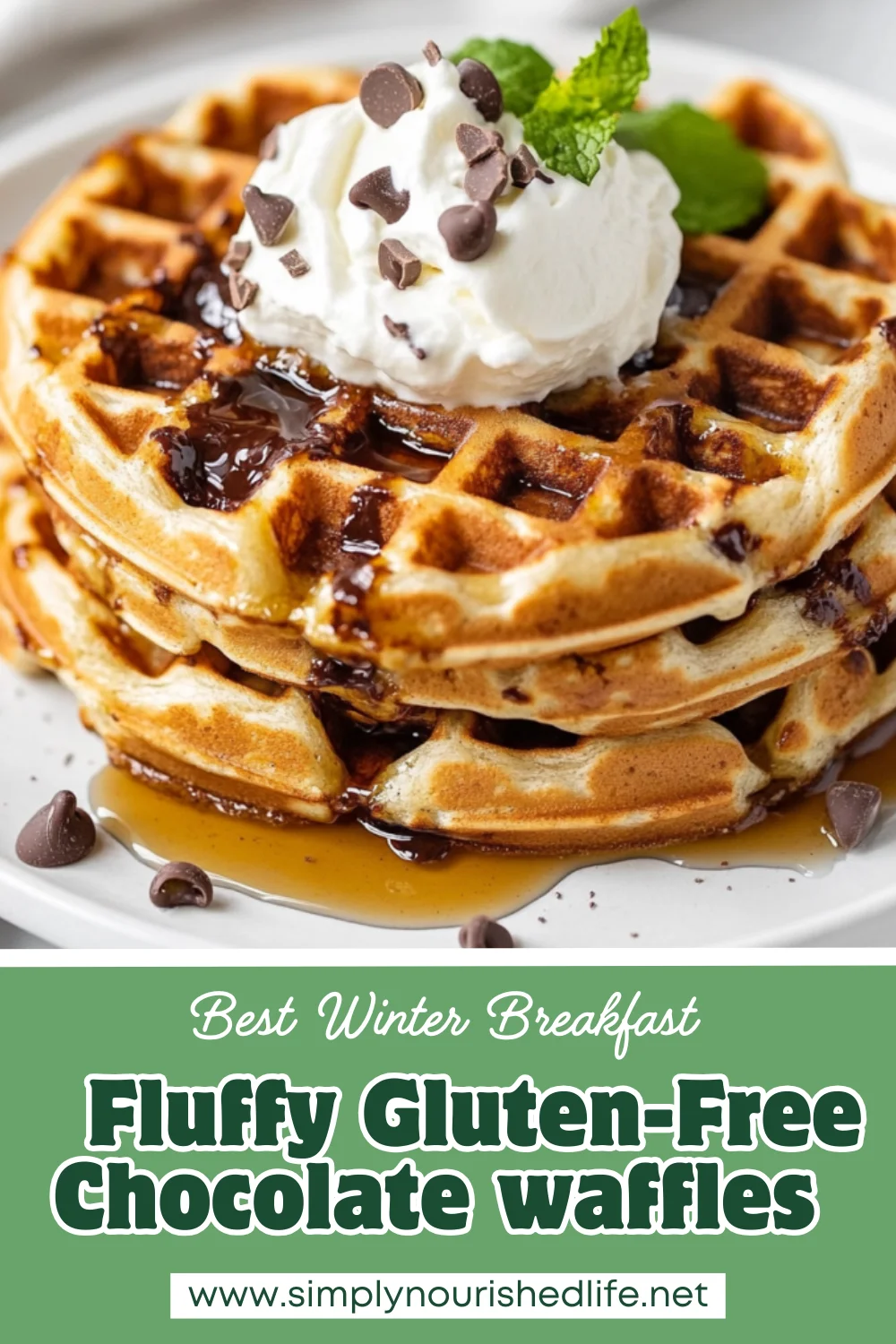 Gluten-Free Chocolate Chip Waffles - Perfect Healthy Breakfast 1 Gluten-Free Chocolate Chip Waffles