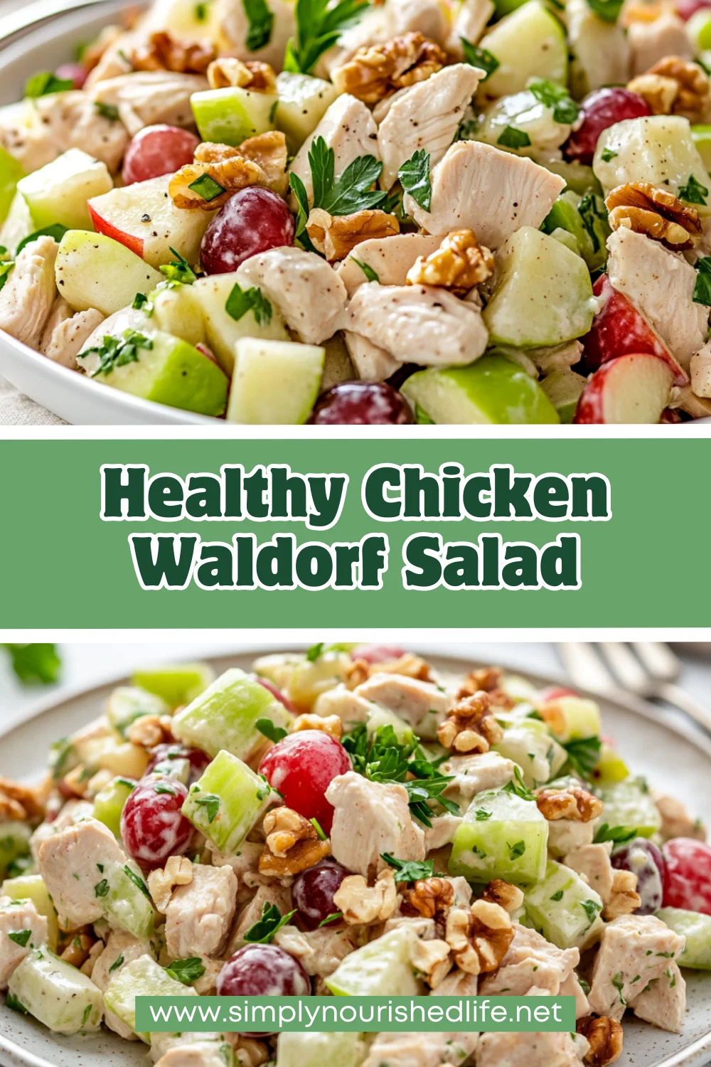 Healthy Chicken Waldorf Salad: A Light, Protein-Packed Classic 1 Healthy Chicken Waldorf Salad
