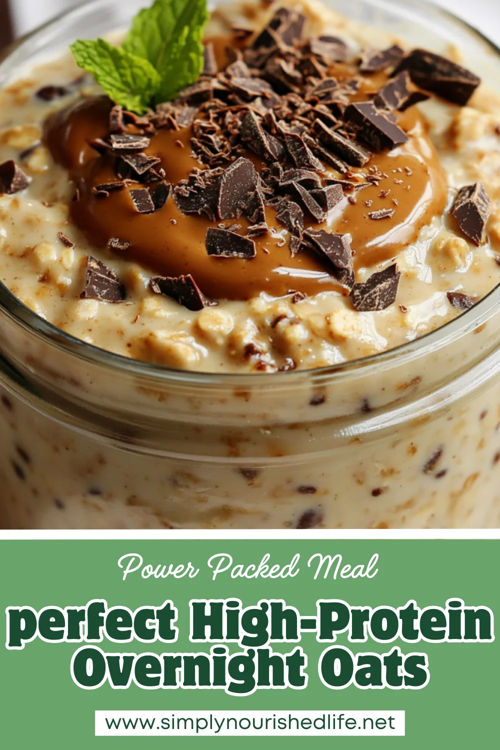 High-Protein Overnight Oats With Peanut Butter: The Perfect Healthy Breakfast 1 High-Protein Overnight Oats With Peanut Butter