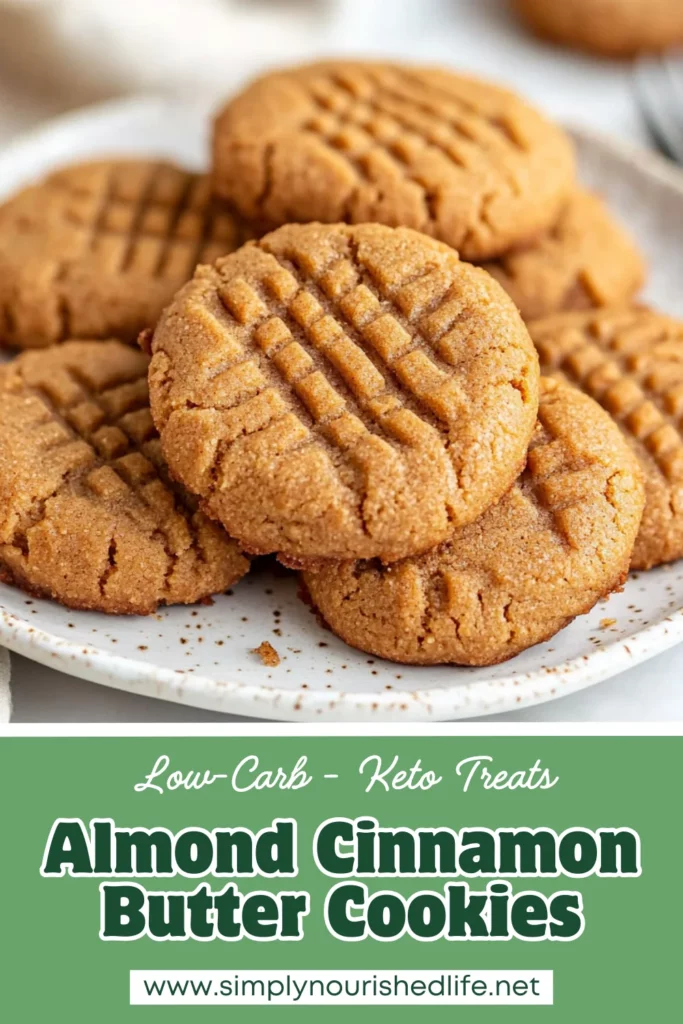 Low-Carb Almond Butter Cookies With A Hint Of Cinnamon 1 Low Carb Almond Butter Cookies