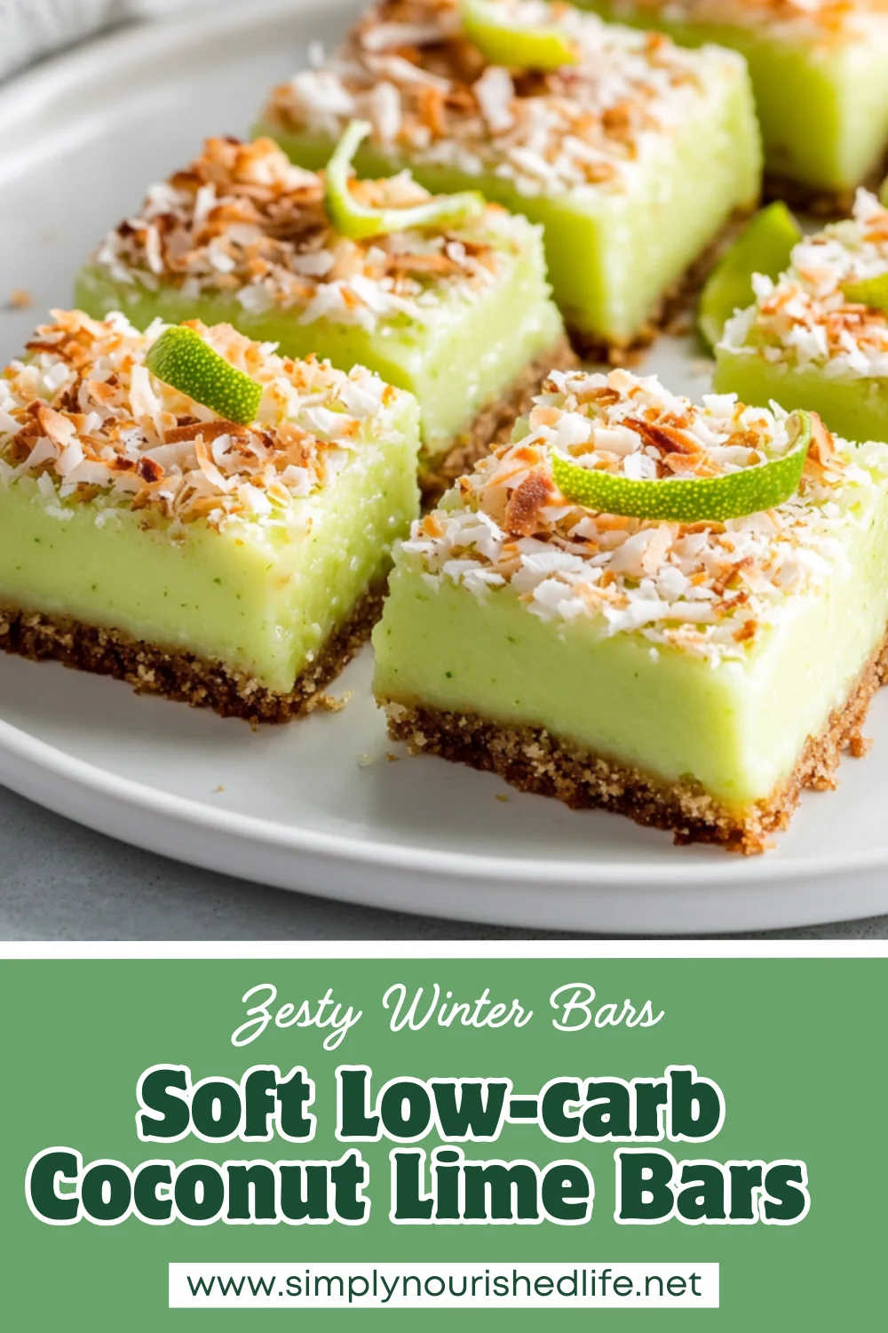 Low-Carb Coconut Lime Bars For A Zesty, Guilt-Free Treat 1 Low-Carb Coconut Lime Bars