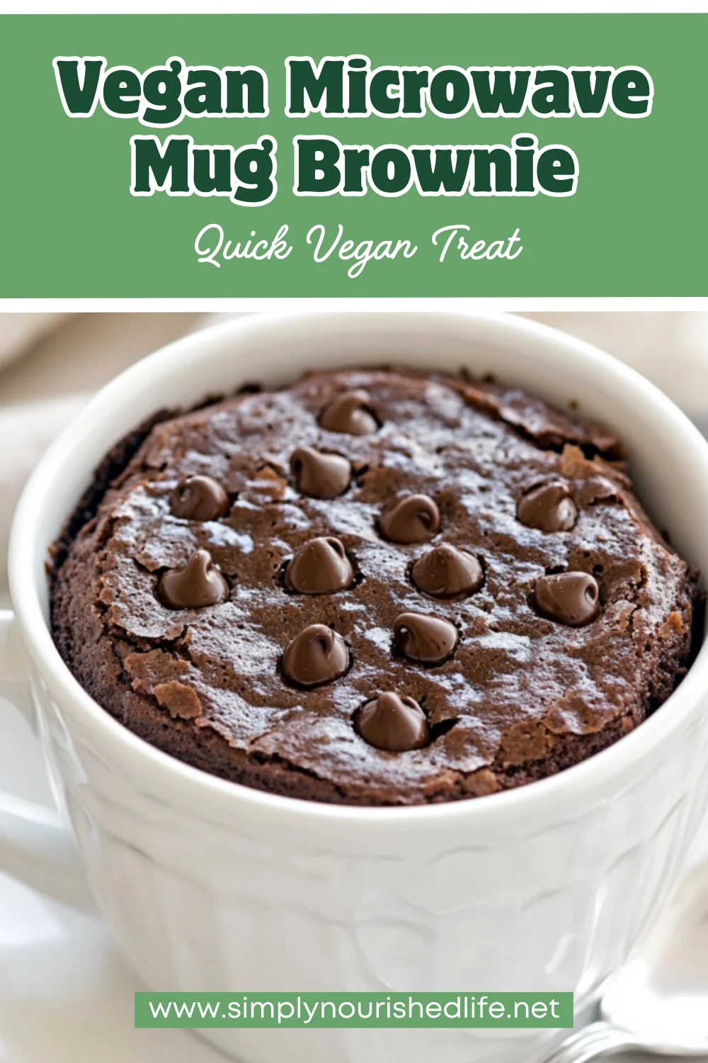 Vegan Microwave Mug Brownie: A Quick And Easy Dessert For One 1 Microwave Mug Brownie