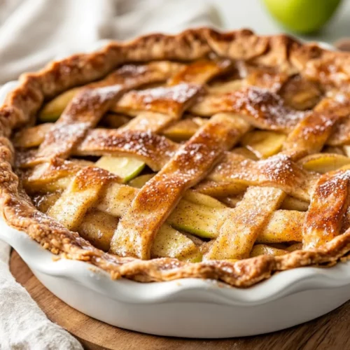 No Sugar Apple Pie Recipe: A Healthy, Naturally Sweet Treat 2 No Sugar Apple Pie On A White Plate With Warm Slices Showing A Cinnamon Apple Filling And Golden Crust.
