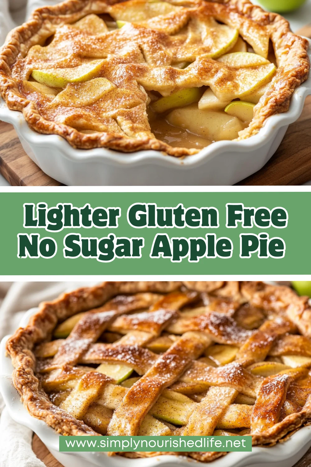 No Sugar Apple Pie Recipe: A Healthy, Naturally Sweet Treat 1 No Sugar Apple Pie