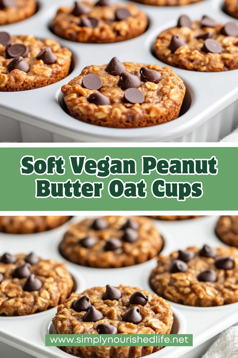 Peanut Butter Chocolate Chip Oatmeal Cups: The Ultimate Healthy Breakfast Treat 1 Peanut Butter Chocolate Chip Oatmeal Cups