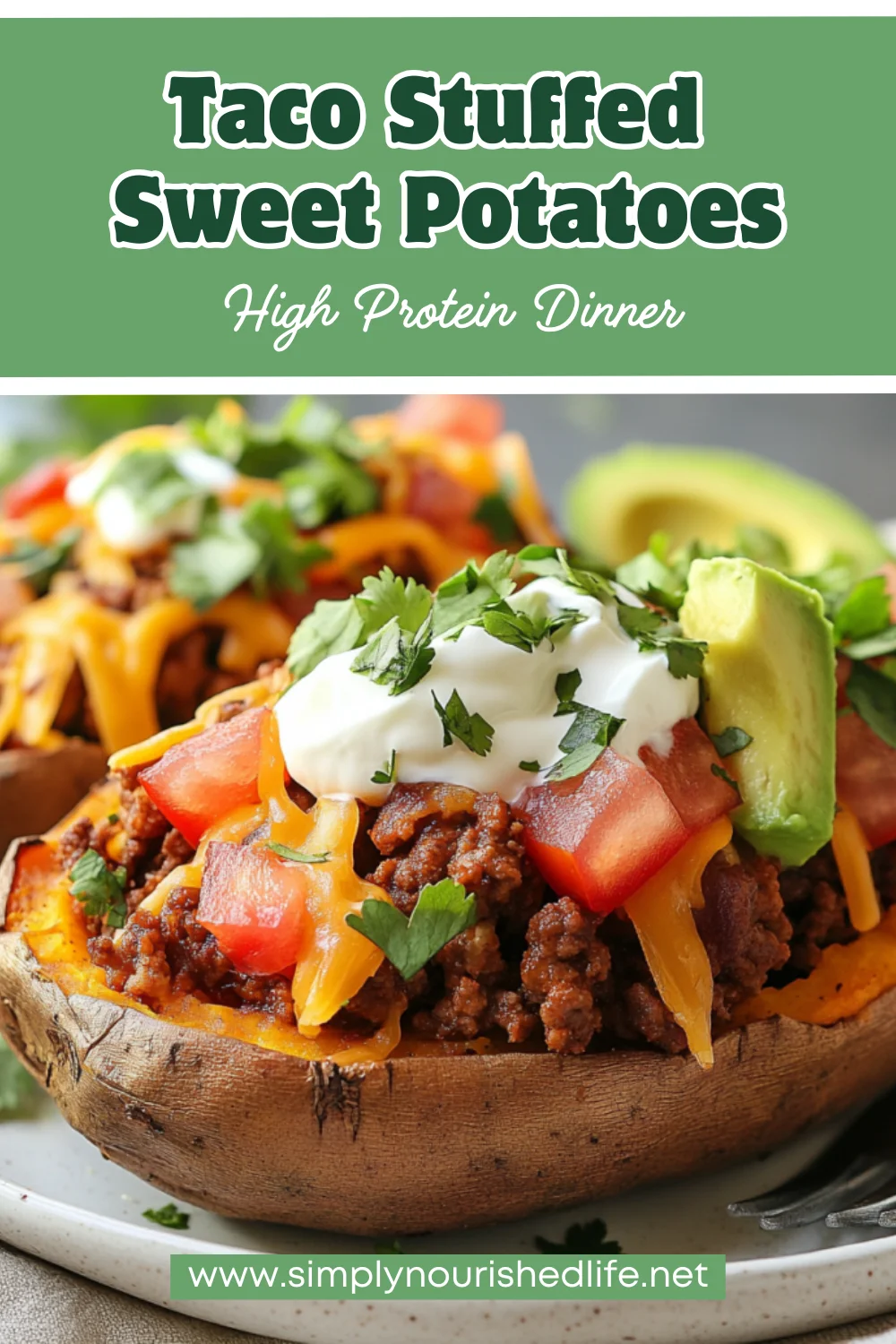 Taco Stuffed Sweet Potatoes: A Healthy And Flavorful Dinner Idea 1 Taco Stuffed Sweet Potatoes