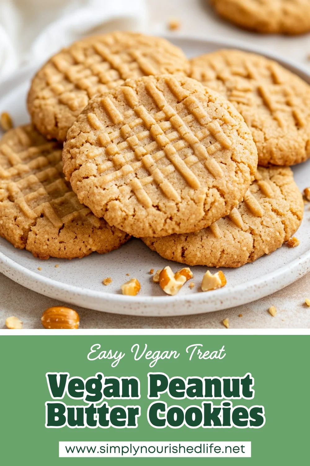Vegan Peanut Butter Cookies
