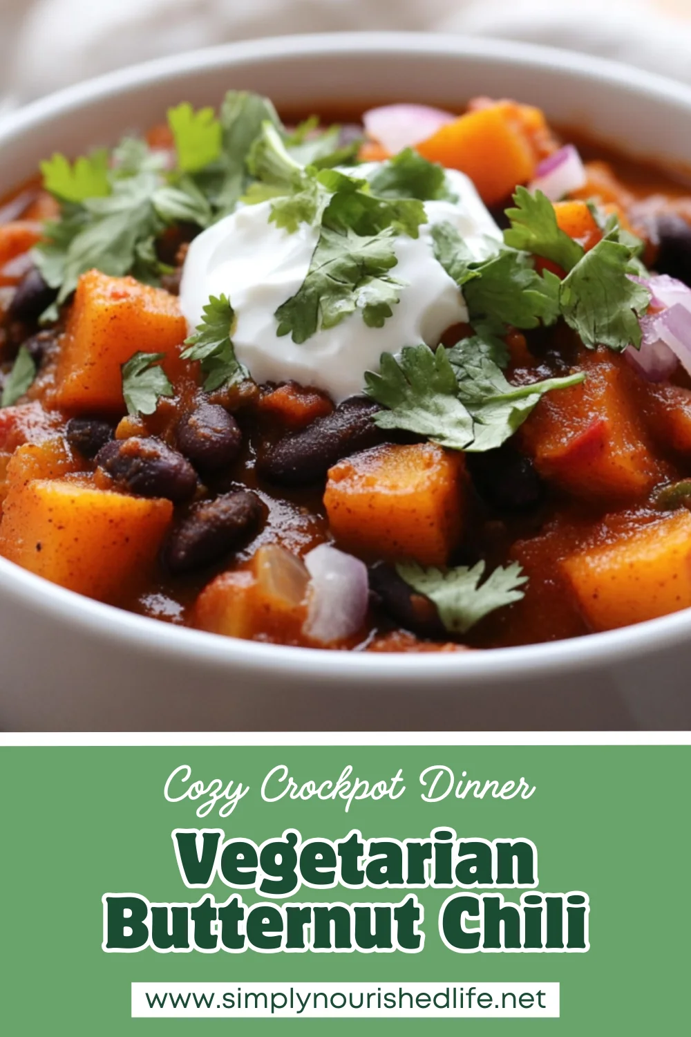Vegetarian Butternut Squash Chili