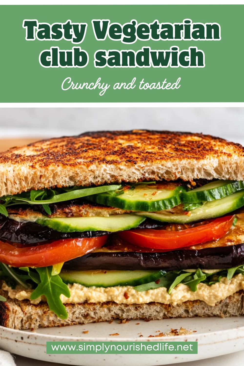 The Ultimate Vegetarian Club Sandwich Recipe For Healthy Eating 1 Vegetarian Club Sandwich