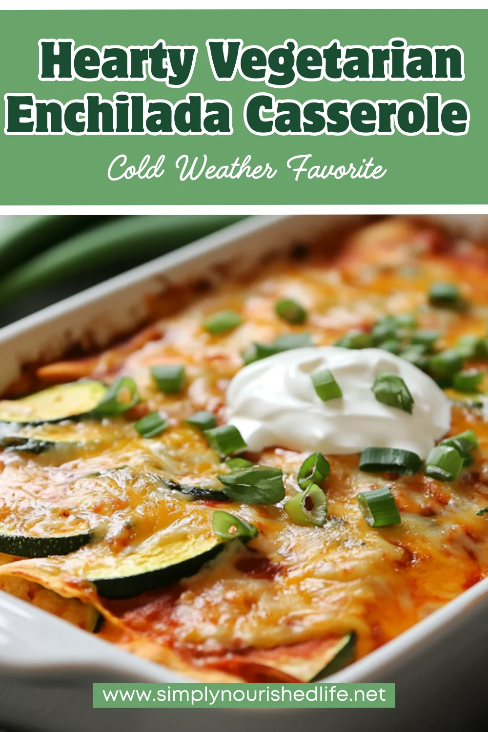 Vegetarian Enchilada Casserole