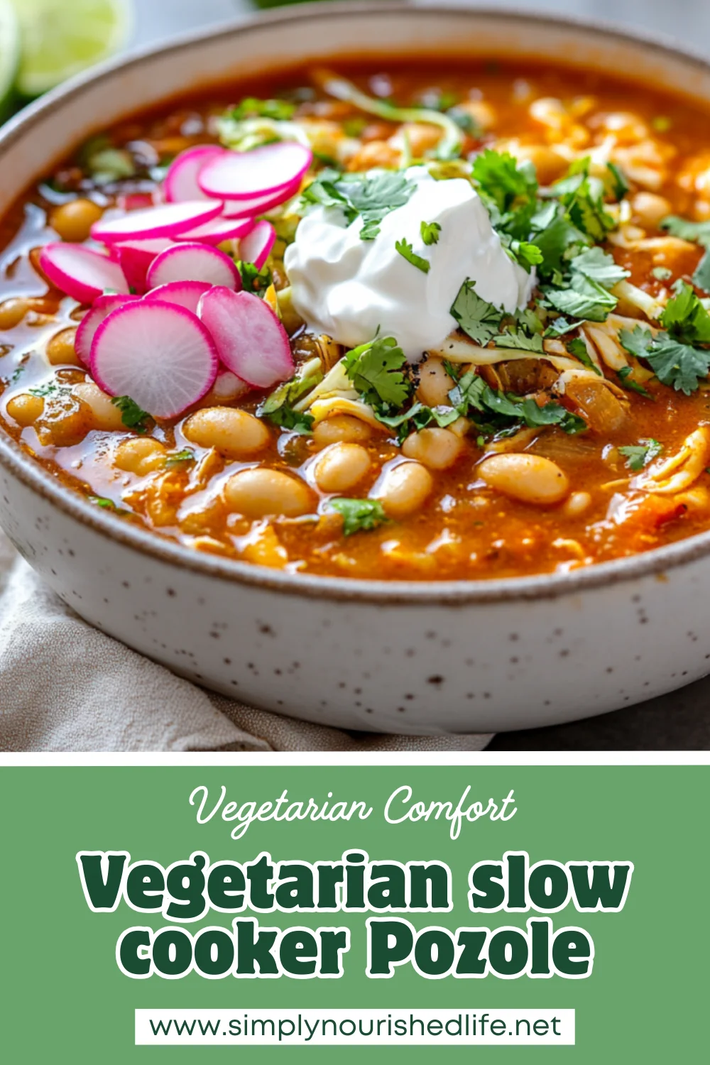 Easy Vegetarian Slow Cooker Pozole: A Hearty And Healthy Recipe 1 Vegetarian Slow Cooker Pozole