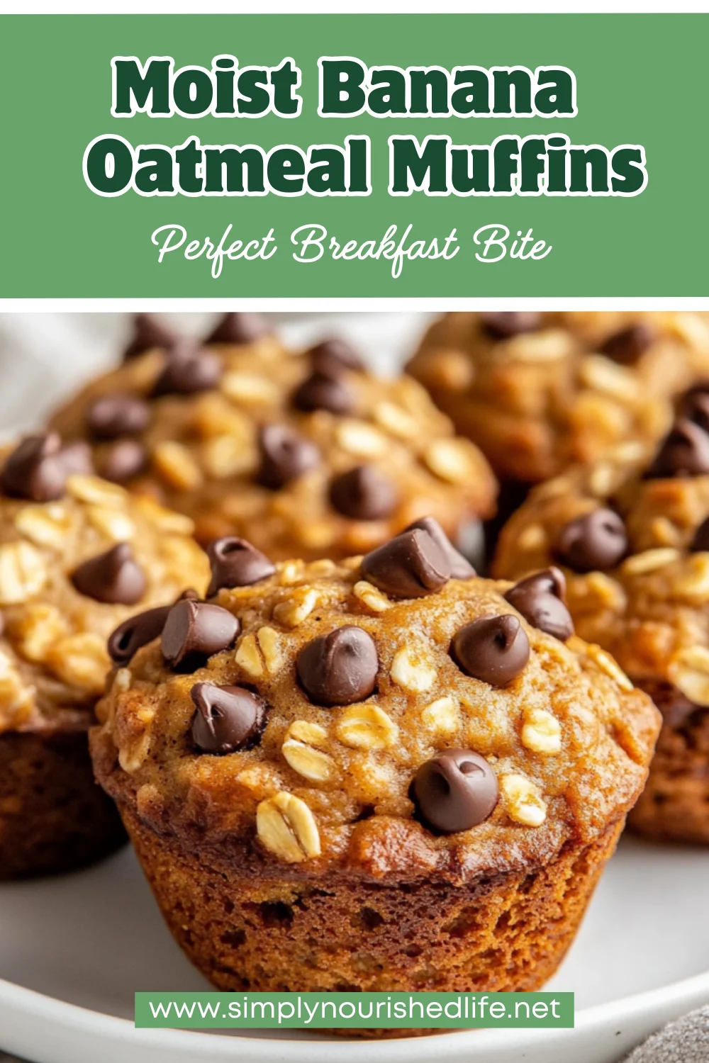Banana Oatmeal Muffins: A Healthy &Amp; Easy Breakfast Treat 1 Banana Oatmeal Muffins