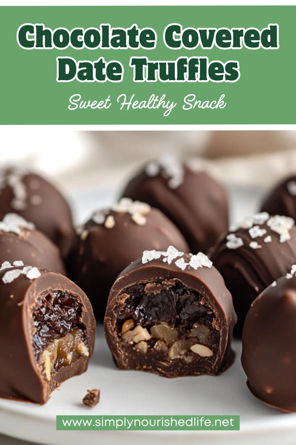 Chocolate Covered Date Truffles - Healthy &Amp; Easy Recipe 1 Chocolate Covered Date Truffles
