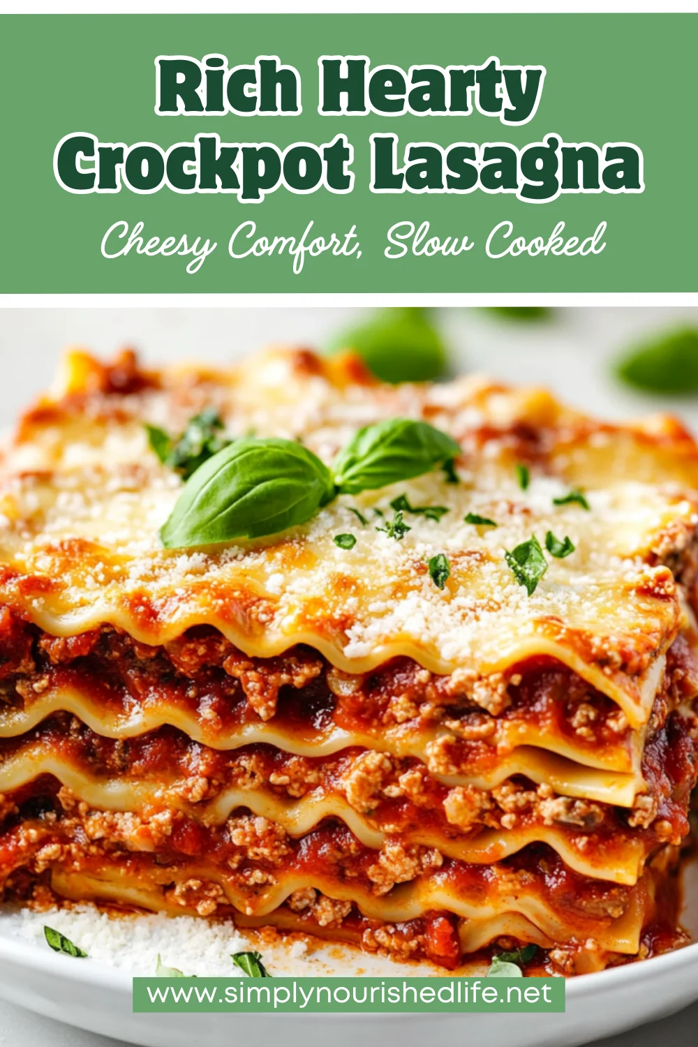 The Best Crockpot Lasagna Recipe For A Healthy, Easy Meal 1 Crockpot Lasagna