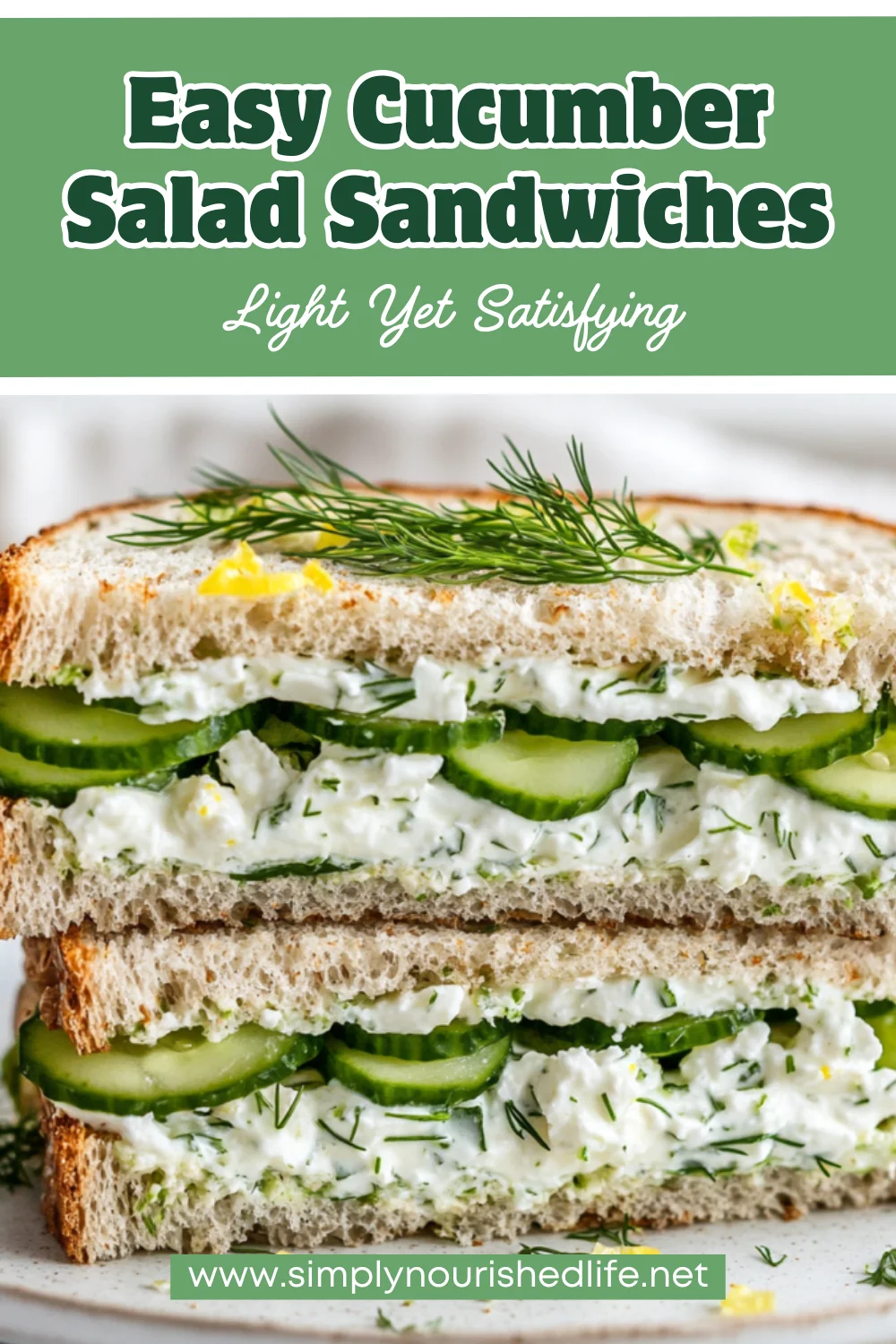 Easy Cucumber Salad Sandwiches: Fresh, Healthy, And Delicious 1 Easy Cucumber Salad Sandwiches