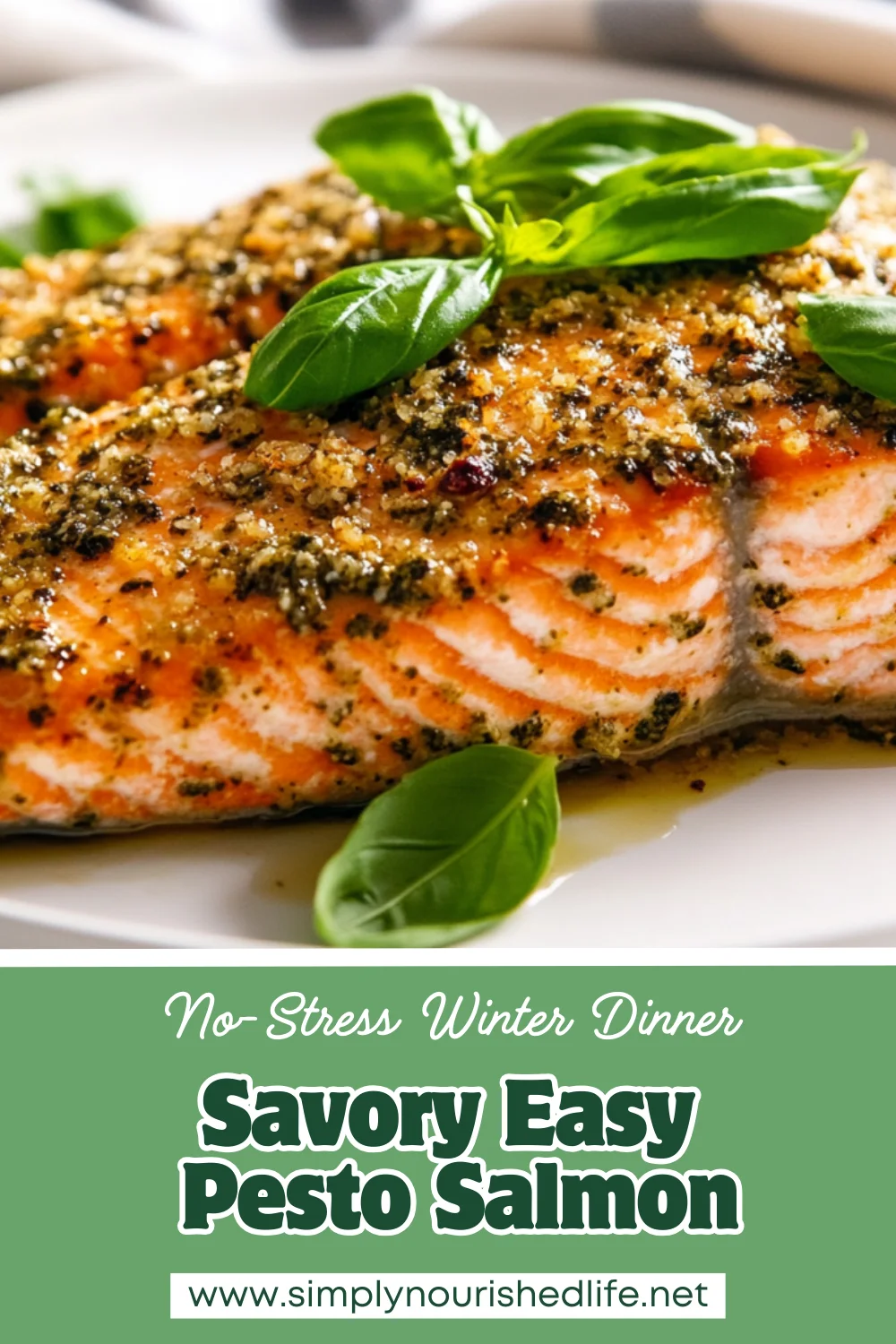 Easy Pesto Salmon