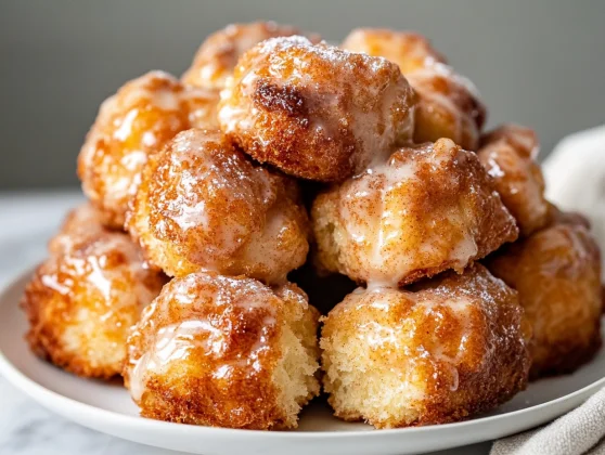 Gluten Free Monkey Bread: Easy, Cinnamon-Sugar Bliss 2 Fluffy Gluten Free Monkey Bread Drizzled With Glaze On A White Plate, Dusted With Cinnamon Sugar