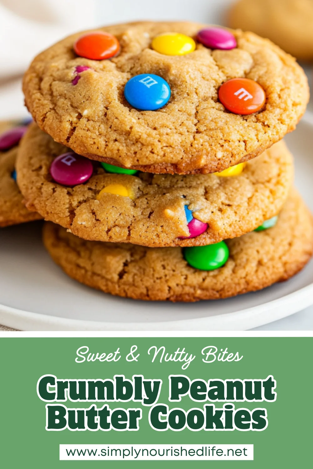 Gluten-Free Peanut Butter Cookies With M&Amp;Ms - Soft And Irresistible 1 Gluten-Free Peanut Butter Cookies